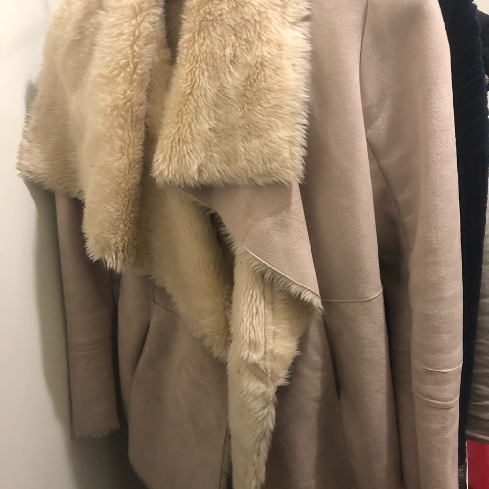 real fur long jacket